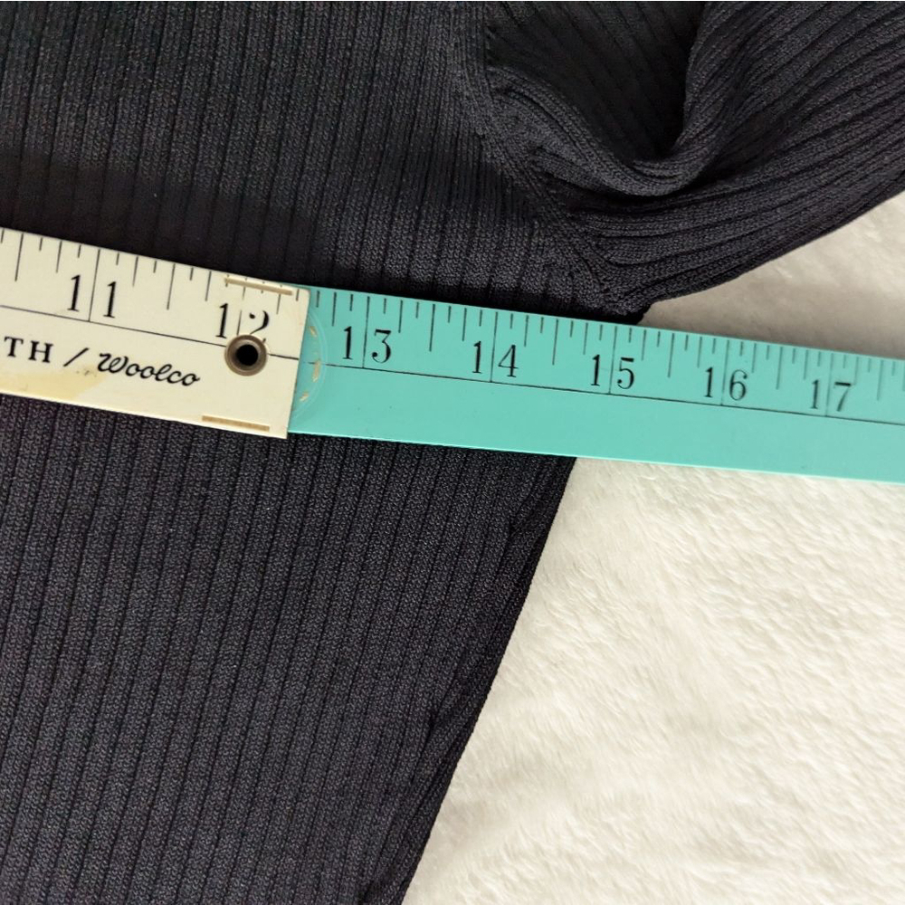 Linea Black Ribbed Dress- Size 16 - Picture 7 of 9